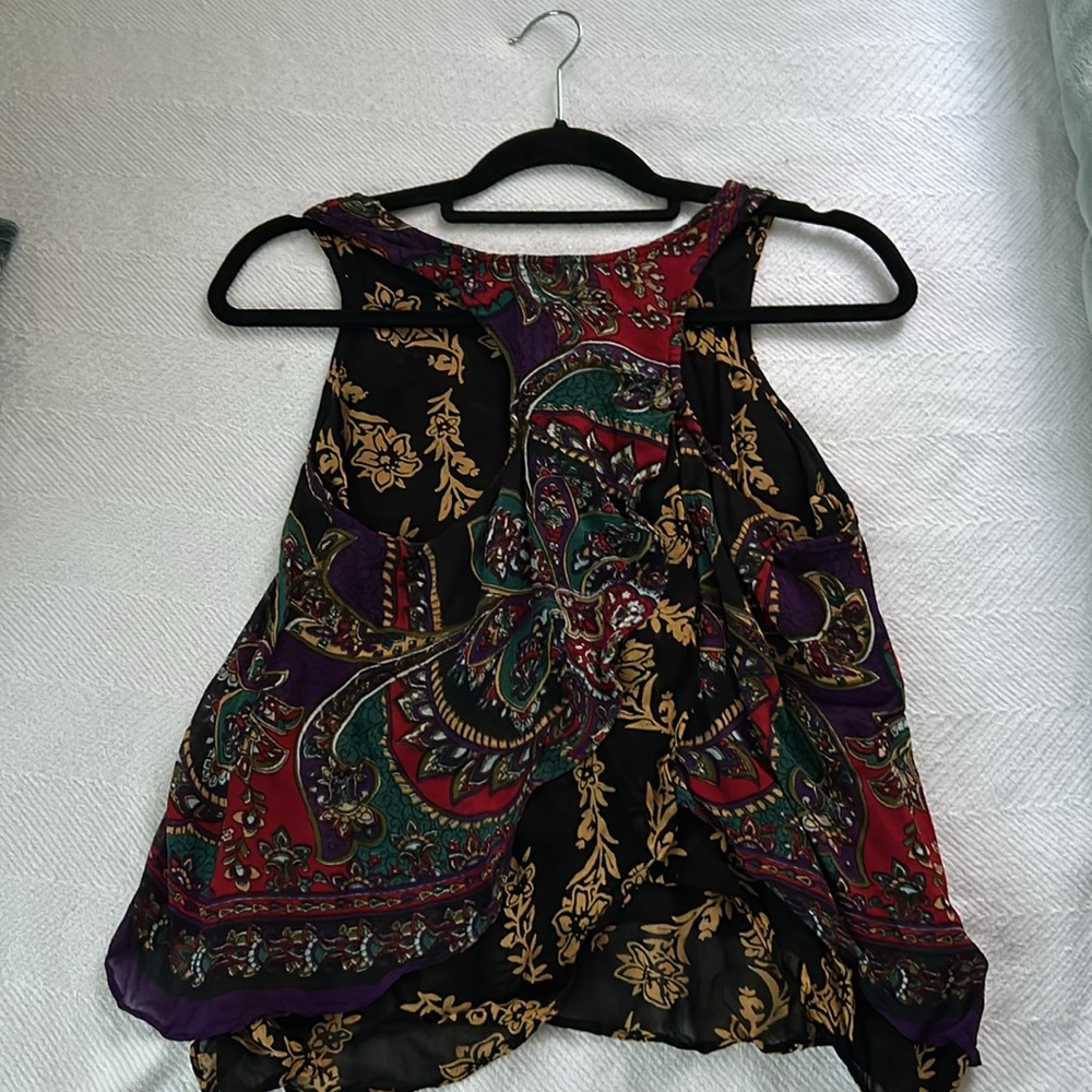 Reversible Multicolor Paisley flowly Soft fabric.